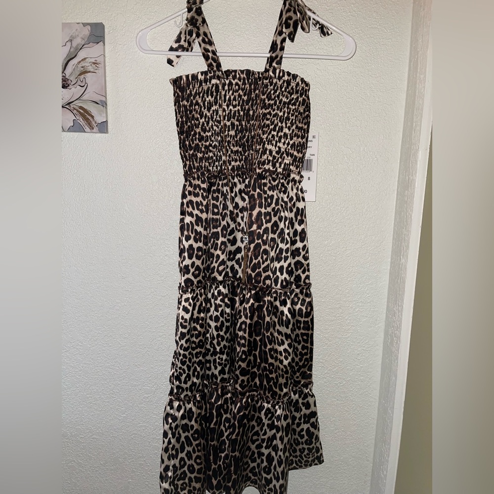 NWT 🎉 Rare Editions Cheetah print dress and accessories